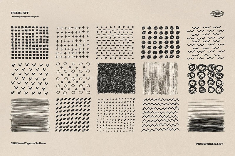 Photoshop经典笔迹手绘涂鸦笔刷